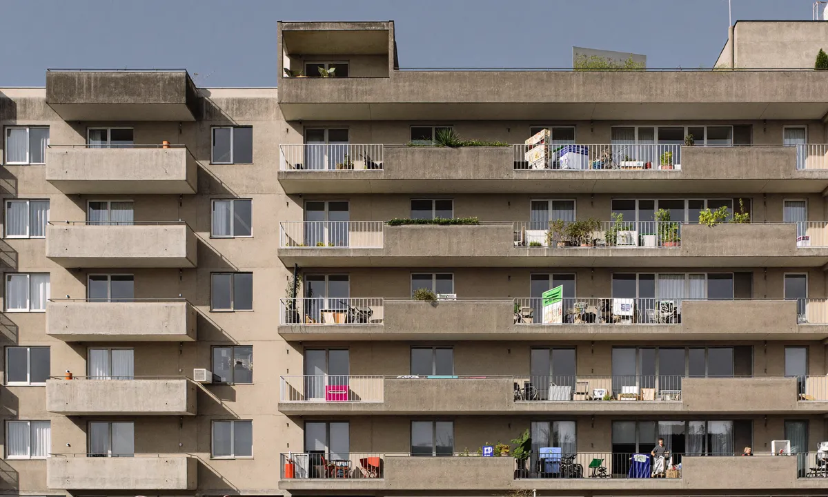 Immeuble des années 1960-70 à Nancy